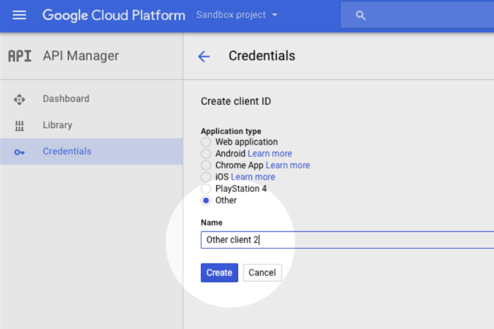 Google Voice Kit, Cloud API Platform a Bağlamak 9